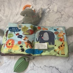 Bebe Mondo Elephant Farm & Jungle Buddies Crinkle Activity Soft Book 18