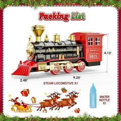 Fun & Safe Train Toy Engine with Lights and Odorless Smoke – For Children 3 to 7
