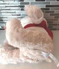 Cuddle Barn Holiday Animated Story Time Plush Bear-Night Before Christmas VIDEO