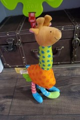 Melissa & Doug K’s Kids Funky Giraffe Stroller Toy – Crinkle, Teether, Textures
