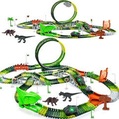 Dinosaur Toys for Kids 3-5, 286 Pcs Create a Dinosaur Toys Race Car for Toddlers