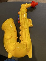 Vintage Small World Toys Saxophone As Seen In Baby Einstein