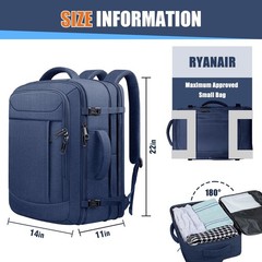 Extra Large Carry on Backpack, Expandable 50L-60L Travel Backpack Hiking Camp…