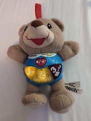 Baby Toy VTech Happy Light Bear Music Baby Crib Toy Electronic Plush     
