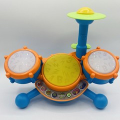 V-Tech Learning Drum Set Educational Baby Kids Toddlers Boy Girl – No Sticks!