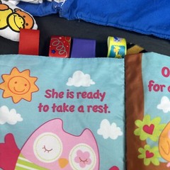 Soft Fabric Book 3pc Lot Taggies Oodles Of Fun Jungle Tails Soft Play My First