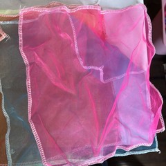 Soft Side Baby Tissue Box Rainbow Scarves Crinkle Tissues Sensory Toy