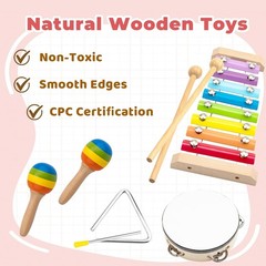 Montessori Wooden Musical Instruments for Toddlers