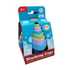 Green Toys Stacking Cups Toy Recycled Plastic BPA Free 6+ months
