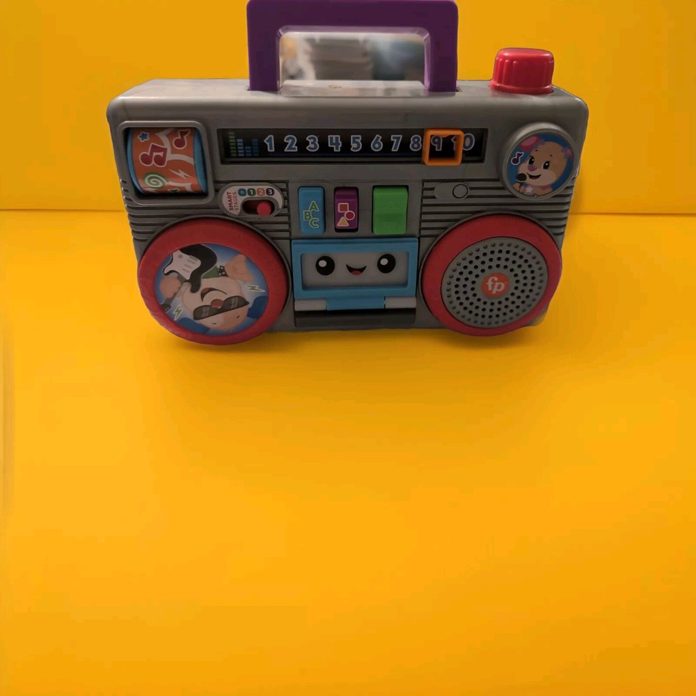 Fisher-Price Laugh And Learn Busy Boombox Lights, Sounds And Songs 6-36 Months