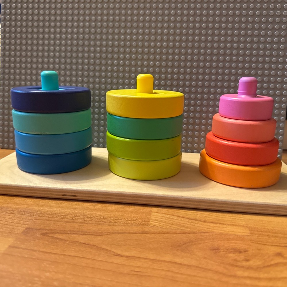 Lovevery Twist Pivot Pattern Puzzle Investigator Toy Montessori Wooden