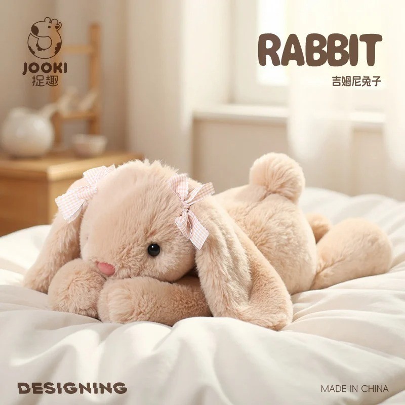 35CM Cute Rabbit Plush Toy Long Ear Easter Bunny Stuffed Animal Soft Doll Gift