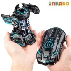 Transformable Robot Sports Car Toy Educational Kids Gift Colorful Play Fun