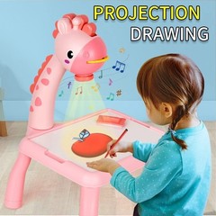 Electric Deer Projection Drawing Board Educational Writing Drawing Toy