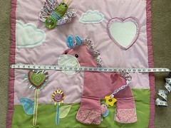 Gund Baby Pinkaboo Learn and Grow Activity Playmat #59062 Horse & Butterfly