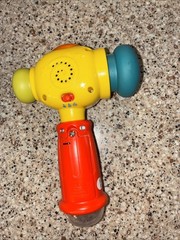 Toy Hammer Infant Multi Light Up Changing Eyes Musical WORKS 12-18mo