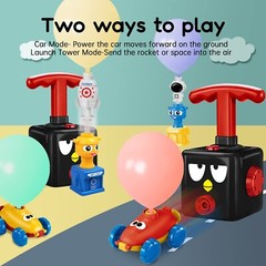 Power Balloon Car Toy for Kids Balloon Launcher Car Toy Set for Kids Science Toy
