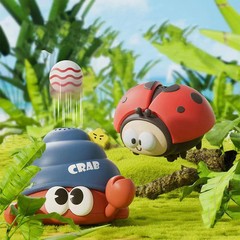 Ladybug Floating Ball Children Puzzle Toy Baby Early Education Focus Training