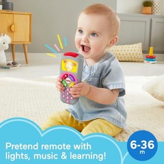 Baby Learning Toy Laugh & Learn Puppy’s Remote Pretend TV Control with Music New