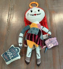 DISNEY Nightmare Before Christmas Sally Baby Activity Sensory Toy Lovey NBC