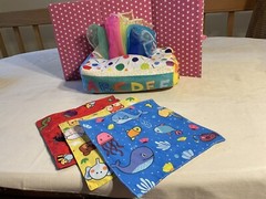 UNBRANDED BABY MAGIC TISSUE BOX COLORFUL SENSORY STEM TOY FOR BABIES 6-12 MONTHS