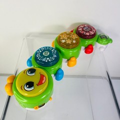 SEE VIDEO!!! Leapfrog Learn & Groove Caterpillar Drums 6 Months And Up