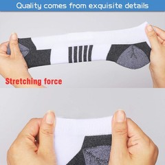 COOVAN 10 Pairs Mens Ankle Socks Men 10 Pack Low Cut Comfort Cushion Casual S…