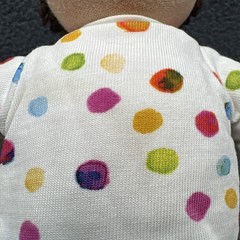 Lovevery Organic Cotton Gender Neutral Plush Baby Doll Avery Montessori *STAINS*