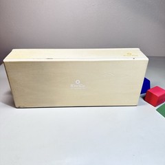 KiwiCo Pop-Up Shape Sorter Puzzle Wooden Blocks Match Colors Shapes Cute Faces