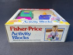 Fisher Price NEW Stacking / Nesting Activity Blocks NIB 4 Pieces