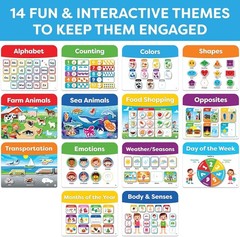 Montessori Preschool Busy Book For Toddlers Ages 3 And Up – Preassembled – Pr…