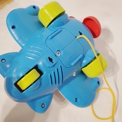 Vtech Soar & Discover Airplane Interactive Pull Toy Bear Pilot Music Lights