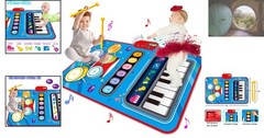Educational Toddler Musical Mat with Drum & Piano – Safe & Fun for Ages 1-3