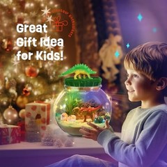 Dinosaur Terrarium Kit, Dinosaur Toys for Kids 5-7, Birthday Gifts for Boys |