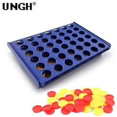 UNGH Four In A Row Bingo Chess Connect Classic Family Board Game Toys Fun Kids