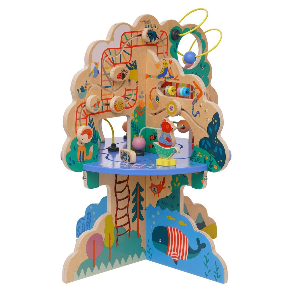 Manhattan Toy Playground Adventure Wooden Toddler Activity Center Gliders
