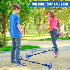 Ankle Skip Ball for Kids – Foldable Flash Wheel Skip Ball, Outside Game Toys …