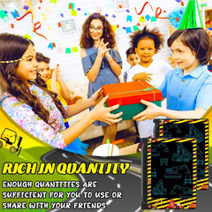 12 Pack Construction Party Favors Mini LCD Writing Tablet for Kids 4.6 Inch Dood