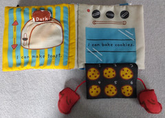 Melissa & Doug Ks Soft Cloth Activity Quiet Book Little Chef Cooking Lift Flaps