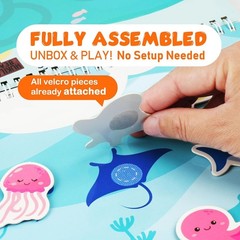 Busy Book for Toddlers, 30 Pages, Pre-Assembled, Preschool Learning Activitie…