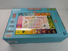 Chuckle & Roar Jumbo 4′ x 3′ Aqua Draw Doodle Mat Mess Free NEW