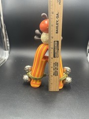 B. Toys Letter A Bug Musical Shaker Toy Striped Jingle Bells 8” Tall