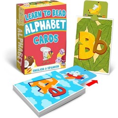 Kidrox Alphabet Flash Cards, ABC Learning Cards with Interactive Pull Tabs, E…