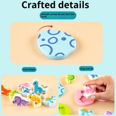 10pcs Dinosaur Sorting Toy Preschool Educational Birthday Gift for Kids