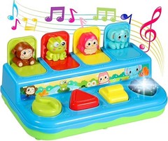 Montessori Pop Up Animal Educational Toys for 1 Year Old Cause and Effect…