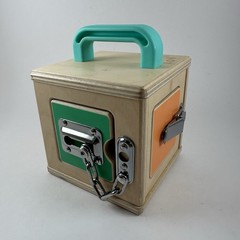LOVEVERY Wooden Lock Box Latches | The Realist Box | Montessori Learning Toy