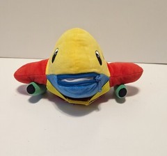 Buckle Toys Plush Children Number Developmental Toy Bolt The Airplane Zipper