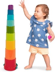 Stacking Toy – Educational & Dexterity Toy – Nesting Cup Playset – Water & Be…