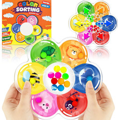 Color Sorting Sensory Toys for Toddlers & Kids, Preschool Fine Motor