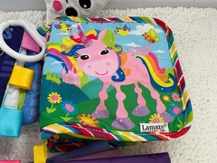 Soft Books Unicorns, Fruit Book, Alphabet Book EUC